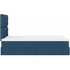 Lova Osmanų lovos rėmas su čiužiniu, mėlynas, 120x200cm, audinys