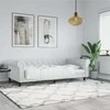 Lova Sofa, baltos spalvos, 100x200cm, dirbtinė oda