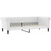 Lova Sofa, baltos spalvos, 100x200cm, dirbtinė oda