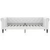 Lova Sofa, baltos spalvos, 80x200cm, dirbtinė oda