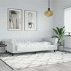 Lova Sofa, baltos spalvos, 80x200cm, dirbtinė oda