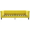 Lova Sofa, geltonos spalvos, 100x200cm, aksomas