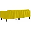 Lova Sofa, geltonos spalvos, 100x200cm, aksomas