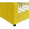Lova Sofa, geltonos spalvos, 100x200cm, aksomas