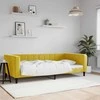 Lova Sofa, geltonos spalvos, 100x200cm, aksomas