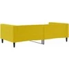 Lova Sofa, geltonos spalvos, 100x200cm, aksomas