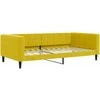 Lova Sofa, geltonos spalvos, 100x200cm, aksomas