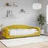 Lova Sofa, geltonos spalvos, 80x200cm, aksomas
