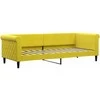 Lova Sofa, geltonos spalvos, 80x200cm, aksomas