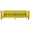 Lova Sofa, geltonos spalvos, 80x200cm, aksomas