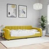 Lova Sofa, geltonos spalvos, 90x200cm, aksomas