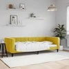 Lova Sofa, geltonos spalvos, 90x200cm, aksomas