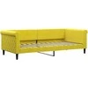 Lova Sofa, geltonos spalvos, 90x200cm, aksomas
