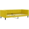 Lova Sofa, geltonos spalvos, 90x200cm, aksomas