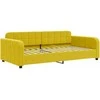 Lova Sofa, geltonos spalvos, 90x200cm, aksomas