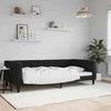 Lova Sofa, juodos spalvos, 100x200cm, aksomas