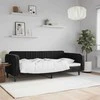 Lova Sofa, juodos spalvos, 100x200cm, aksomas