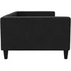 Lova Sofa, juodos spalvos, 100x200cm, audinys