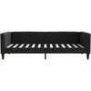 Lova Sofa, juodos spalvos, 100x200cm, audinys