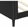 Lova Sofa, juodos spalvos, 100x200cm, dirbtinė oda