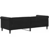 Sofa, juodos spalvos, 80x200cm, aksomas