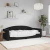 Lova Sofa, juodos spalvos, 80x200cm, aksomas