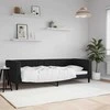 Lova Sofa, juodos spalvos, 80x200cm, aksomas