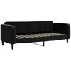 Lova Sofa, juodos spalvos, 80x200cm, aksomas