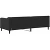 Lova Sofa, juodos spalvos, 80x200cm, audinys