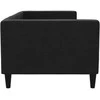 Lova Sofa, juodos spalvos, 80x200cm, audinys