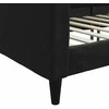 Lova Sofa, juodos spalvos, 80x200cm, audinys