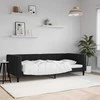 Lova Sofa, juodos spalvos, 90x190cm, aksomas