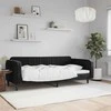 Lova Sofa, juodos spalvos, 90x190cm, aksomas