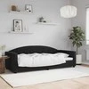 Lova Sofa, juodos spalvos, 90x190cm, aksomas