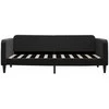 Sofa, juodos spalvos, 90x190cm, aksomas