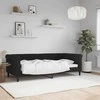 Lova Sofa, juodos spalvos, 90x190cm, aksomas