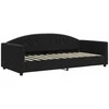 Lova Sofa, juodos spalvos, 90x190cm, aksomas