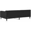 Lova Sofa, juodos spalvos, 90x190cm, audinys