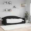 Lova Sofa, juodos spalvos, 90x190cm, audinys