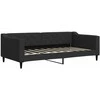 Lova Sofa, juodos spalvos, 90x190cm, audinys