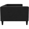 Lova Sofa, juodos spalvos, 90x190cm, audinys