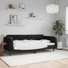 Lova Sofa, juodos spalvos, 90x200cm, aksomas