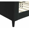 Lova Sofa, juodos spalvos, 90x200cm, aksomas