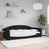 Lova Sofa, juodos spalvos, 90x200cm, aksomas