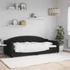Lova Sofa, juodos spalvos, 90x200cm, audinys