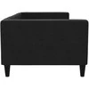 Lova Sofa, juodos spalvos, 90x200cm, audinys