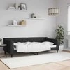 Lova Sofa, juodos spalvos, 90x200cm, audinys