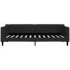 Lova Sofa, juodos spalvos, 90x200cm, audinys