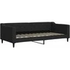 Lova Sofa, juodos spalvos, 90x200cm, audinys
