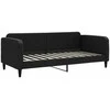Lova Sofa, juodos spalvos, 90x200cm, audinys